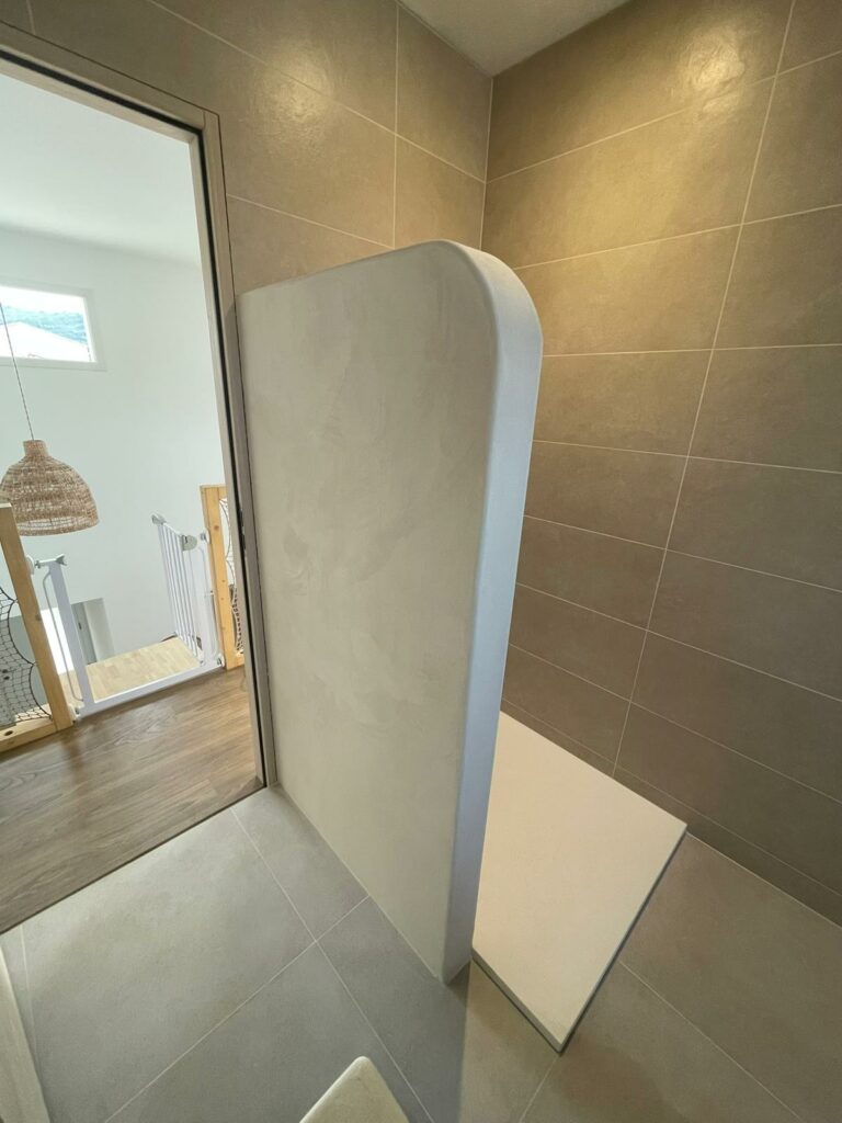 Création paroi de souche béton cellulaire